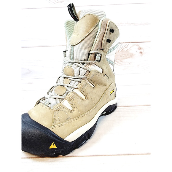 Keen Womens 8.5 Boots Dry Waterproof Summit County Work Insulated Winter Hiking - Picture 13 of 16